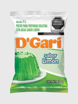 Gelatina DGari Agua Limón 50/120 g