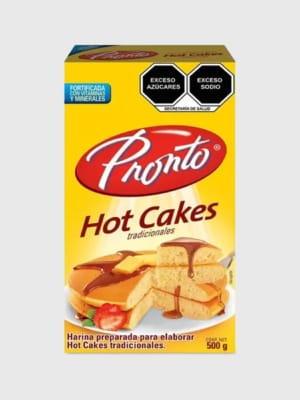 Harina Pronto para hot cakes Instantaneo 12/500 g