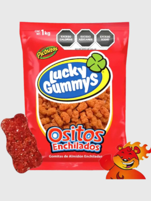 Goma Lucky ositos enchilados 8/1 Kg