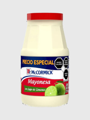 Mayonesa McCormick limón 12/725 g