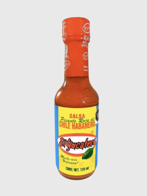 Salsa Picante Roja De Chile Habanero El Yucateco 120 ml
