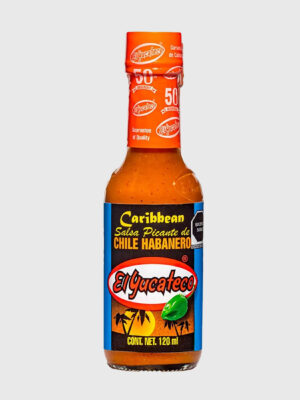 Salsa Picante De Chile Habanero Caribeña El Yucateco 120 ml