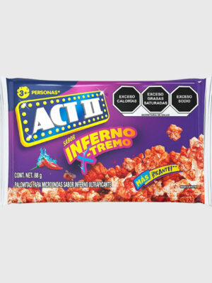 Palomitas Act II inferno 88 g 15 piezas