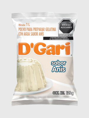 Gelatina DGari Agua Anís 50/120 g
