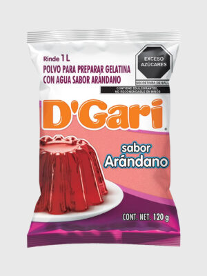 Gelatina DGari Agua Arándano 50/120 g