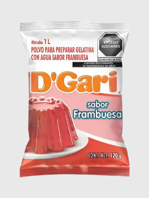 Gelatina DGari Agua Frambuesa 50/120 g