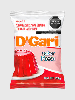 Gelatina DGari Agua Fresa 50/120 g