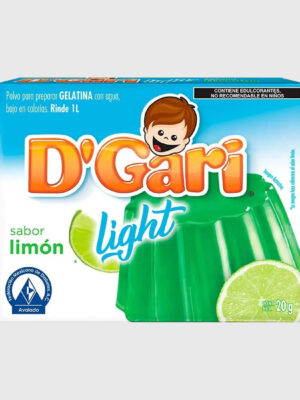 Gelatina Dgari light limón 24/20 g