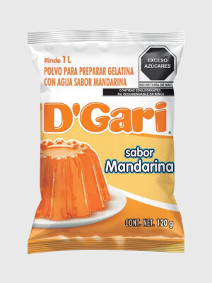 Gelatina DGari Agua Mandarina 50/120 g