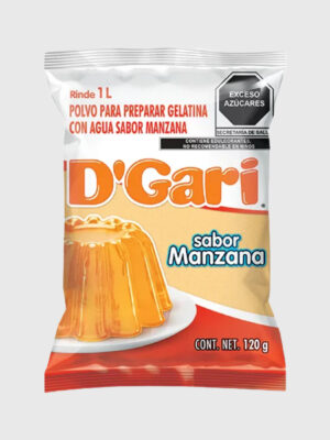 Gelatina DGari Agua Manzana 50/120 g