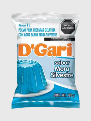 Gelatina DGari Agua Mora Silvestre 50/120 g