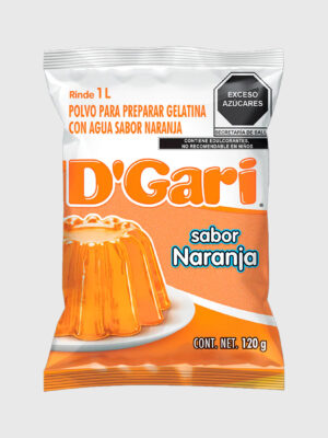 Gelatina DGari Agua Naranja 50/120 g