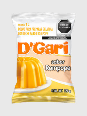 Gelatina DGari Leche Rompope 50/120 g
