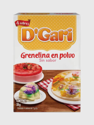 Grenetina en polvo Dgari sin sabor 28 g