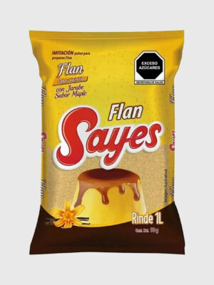 Flan en polvo Sayes con caramelo vainilla 50/90g