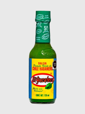 Salsa Picante Verde De Chile Habanero El Yucateco 120 ml