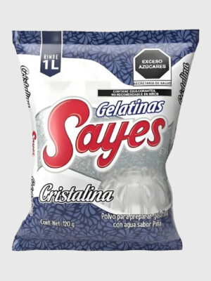 Gelatina Sayes agua cristalina piña 50/120 g