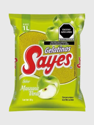 Gelatina Sayes agua manzana verde 50/120 g