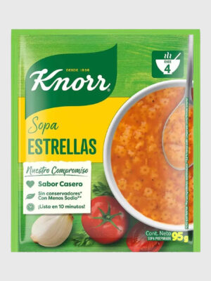 Sopa Knorr estrellas 12/95 g