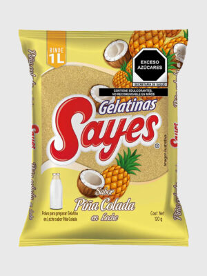 Gelatina Sayes leche piña colada 50/120 g