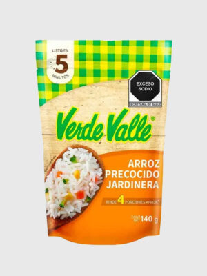 Arroz Verde Valle Precocido Jardinera 140 g